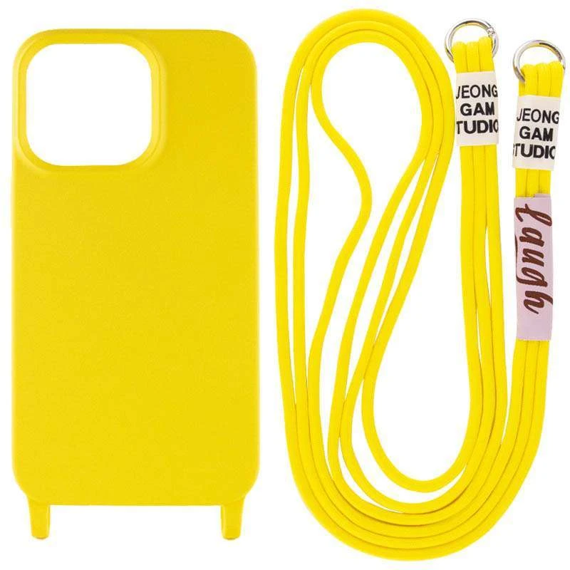 Чехол Cord case c цветным ремешком для Apple iPhone 14 Plus (6.7") (Желтый), Жовтий
Чехол Cord case c цветным ремешком для Apple iPhone 14 Plus (6.7") (Желтый), Жовтий