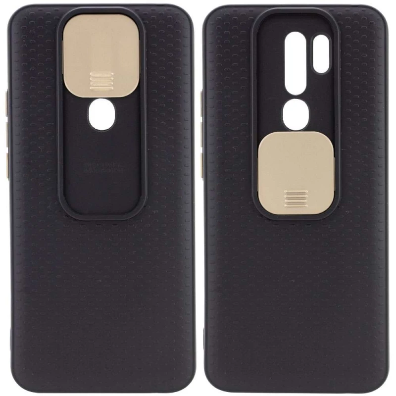 Силиконовый чехол со шторкой для камеры для Xiaomi Redmi 9 (Черный / Золотой), Чорний / золотий
Силиконовый чехол со шторкой для камеры для Xiaomi Redmi 9 (Черный / Золотой), Чорний / золотий