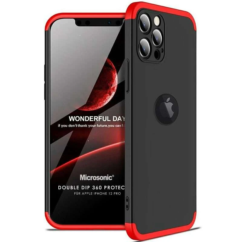 Чохол з захистом 360 градусів GKK з лого на Apple iPhone 13 Pro (6.1") (Чорний / Червоний)
Чохол з захистом 360 градусів GKK з лого на Apple iPhone 13 Pro (6.1") (Чорний / Червоний)