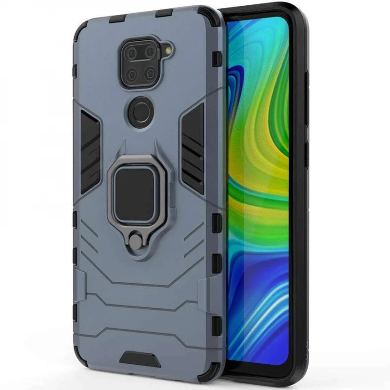 Протиударний чохол Transformer з кільцем на Xiaomi Redmi Note 9 / Redmi 10X (Сірий / Metal slate)
Протиударний чохол Transformer з кільцем на Xiaomi Redmi Note 9 / Redmi 10X (Сірий / Metal slate)