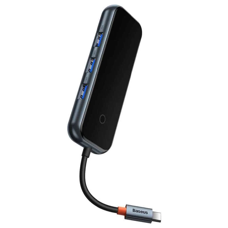 Перехідник Baseus Hub AcmeJoy 4-Port Type-C (USB3.0*3+Type-C PD&Data*1) (WKJZ)
Перехідник Baseus Hub AcmeJoy 4-Port Type-C (USB3.0*3+Type-C PD&Data*1) (WKJZ)