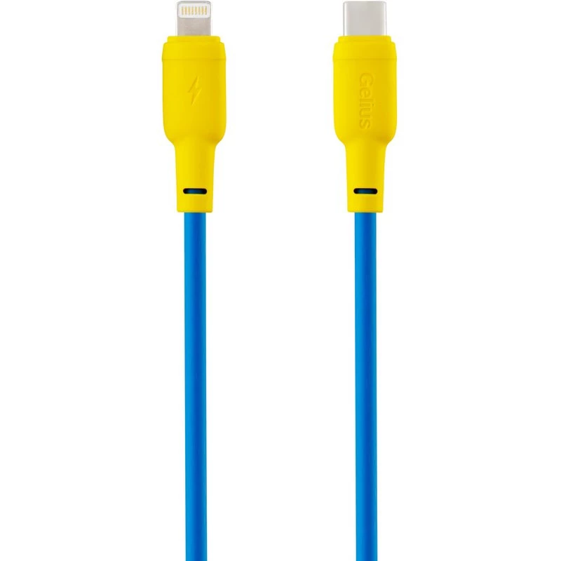 Дата кабель Gelius Full Silicon GP-UCN001CL Type-C to Lightning 20W (1.2m) (Yellow / Blue)
Дата кабель Gelius Full Silicon GP-UCN001CL Type-C to Lightning 20W (1.2m) (Yellow / Blue)