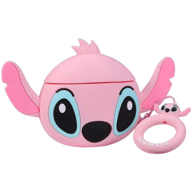 Силиконовый футляр Disney series для наушников AirPods + кольцо (Стич / Розовый), Стіч / рожевий
Силиконовый футляр Disney series для наушников AirPods + кольцо (Стич / Розовый), Стіч / рожевий
