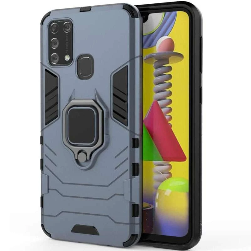 Противоударный чехол Transformer с кольцом для Samsung Galaxy M30s / M21 (Серый / Metal slate), Сірий / metal slate
Противоударный чехол Transformer с кольцом для Samsung Galaxy M30s / M21 (Серый / Metal slate), Сірий / metal slate