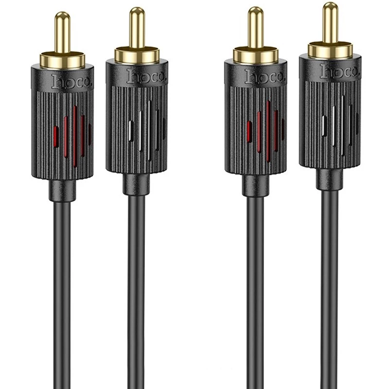 Кабель аудио Hoco UPA29 2 RCA to 2 RCA red and white double lotus (1.5m) (Black)
Кабель аудио Hoco UPA29 2 RCA to 2 RCA red and white double lotus (1.5m) (Black)