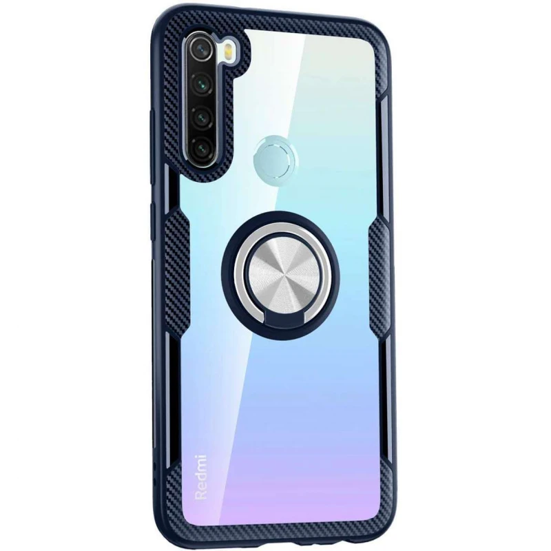 Чехол Deen CrystalRing с магнитным кольцом для Xiaomi Redmi Note 8 (Бесцветный / Темно-синий), Безбарвний / темно-синій
Чехол Deen CrystalRing с магнитным кольцом для Xiaomi Redmi Note 8 (Бесцветный / Темно-синий), Безбарвний / темно-синій