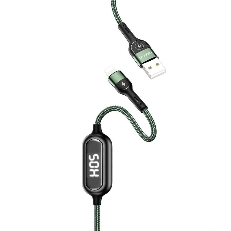 Дата кабель Usams US-SJ423 U48 Digital Display USB to Lightning (1.2m) (Зелений)
Дата кабель Usams US-SJ423 U48 Digital Display USB to Lightning (1.2m) (Зелений)