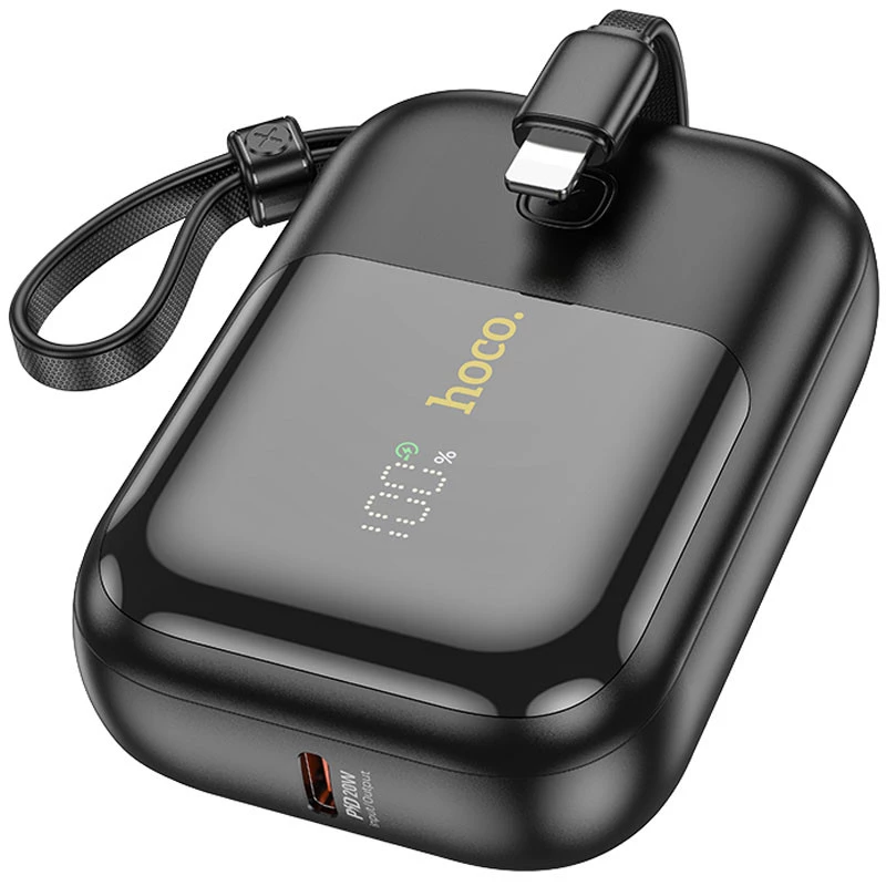 Портативное зарядное устройство Power Bank Hoco Q20 Fountain 22.5W+PD20W 10000 mAh (Black)
Портативное зарядное устройство Power Bank Hoco Q20 Fountain 22.5W+PD20W 10000 mAh (Black)