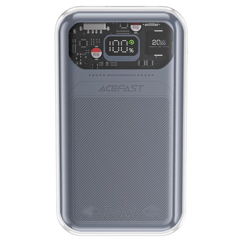 Портативное зарядное устройство Power Bank Acefast M2-20000 Exploration 30W 20000 mAh (Mica gray)
Портативное зарядное устройство Power Bank Acefast M2-20000 Exploration 30W 20000 mAh (Mica gray)