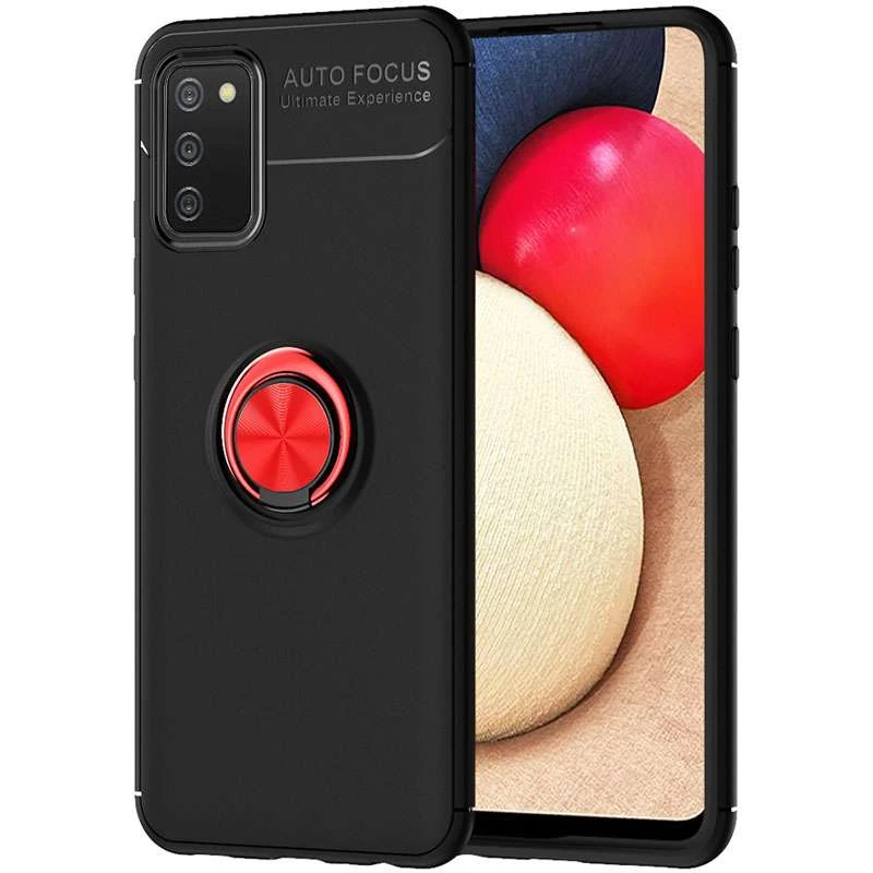 Чохол Deen ColorRing з кільцем на Samsung Galaxy A02s (Чорний / Червоний)
Чохол Deen ColorRing з кільцем на Samsung Galaxy A02s (Чорний / Червоний)