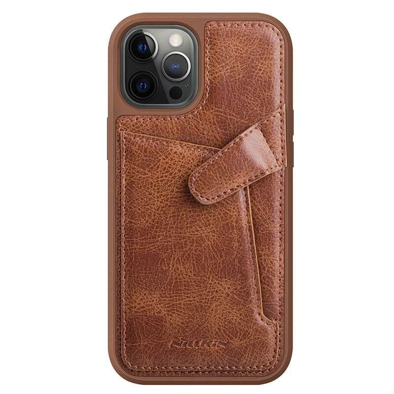 Кожаная накладка Nillkin Aoge (с карманом) для Apple iPhone 12 Pro (6.1") (Коричневый), Коричневий
Кожаная накладка Nillkin Aoge (с карманом) для Apple iPhone 12 Pro (6.1") (Коричневый), Коричневий
