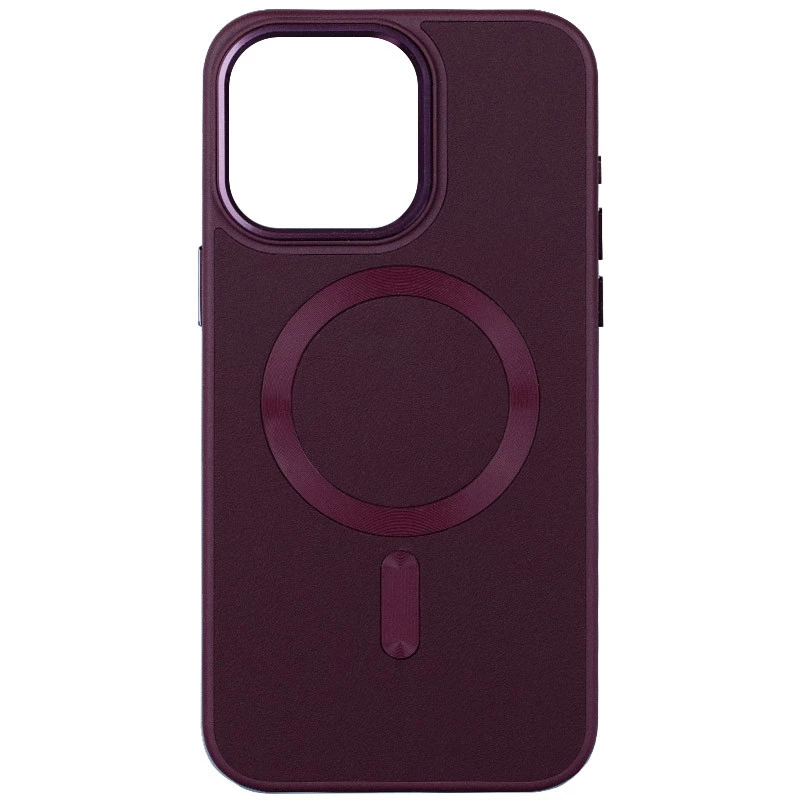 Кожаный чехол Bonbon с металлическими кнопками и MagSafe на Apple iPhone 14 (6.1") (Бордовый / Plum), Бордовий / plum
Кожаный чехол Bonbon с металлическими кнопками и MagSafe на Apple iPhone 14 (6.1") (Бордовый / Plum), Бордовий / plum