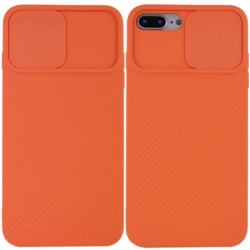 Однотонний силіконовий чохол зі шторкою для камери на Apple iPhone 7 plus / 8 plus (5.5") (Помаранчевий)
Однотонний силіконовий чохол зі шторкою для камери на Apple iPhone 7 plus / 8 plus (5.5") (Помаранчевий)