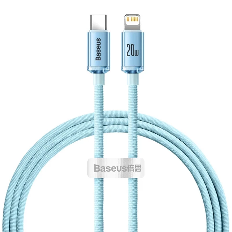 Дата кабель Baseus Crystal Shine Series Type-C to Lightning 20W (1.2m) (CAJY00020) (Sky Blue)
Дата кабель Baseus Crystal Shine Series Type-C to Lightning 20W (1.2m) (CAJY00020) (Sky Blue)