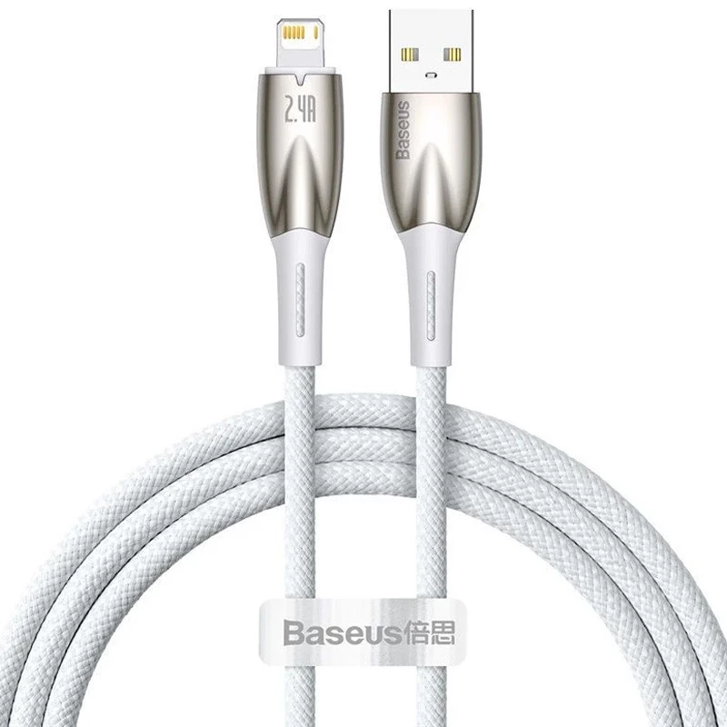 Дата кабель Baseus Glimmer Series Fast Charging Data Cable USB to Lightning 2.4A 1m (CADH00020) (White)
Дата кабель Baseus Glimmer Series Fast Charging Data Cable USB to Lightning 2.4A 1m (CADH00020) (White)