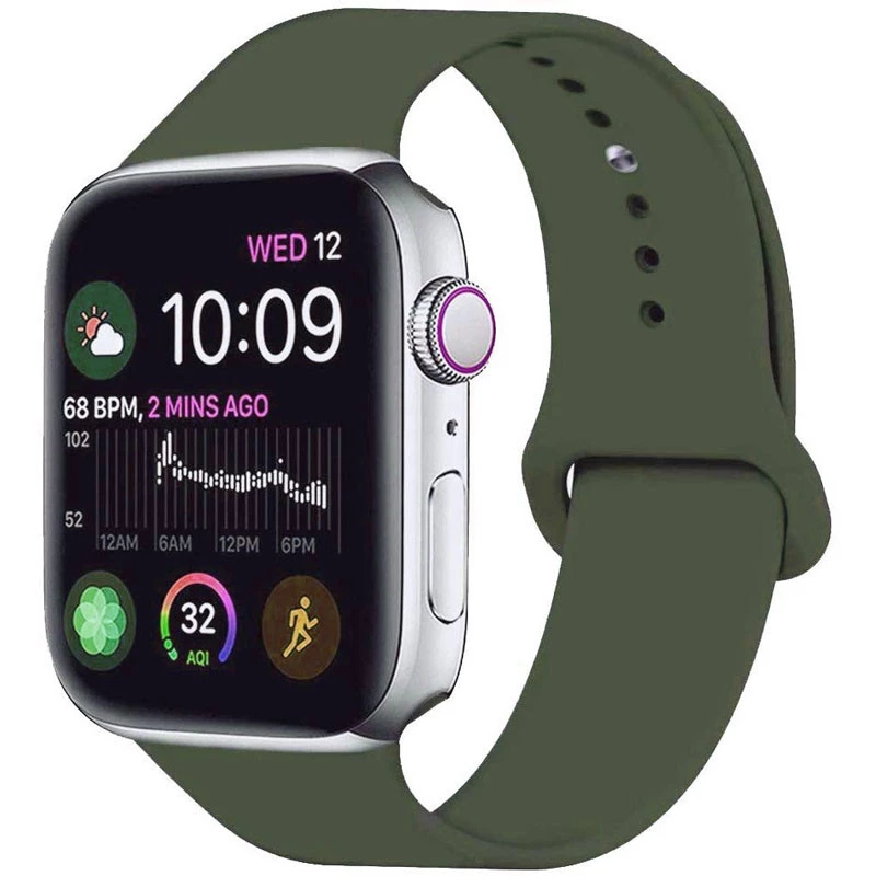 Силіконовий ремінець для Apple watch 42mm/44mm/45mm/49mm (Зелений / Forest green)
Силіконовий ремінець для Apple watch 42mm/44mm/45mm/49mm (Зелений / Forest green)