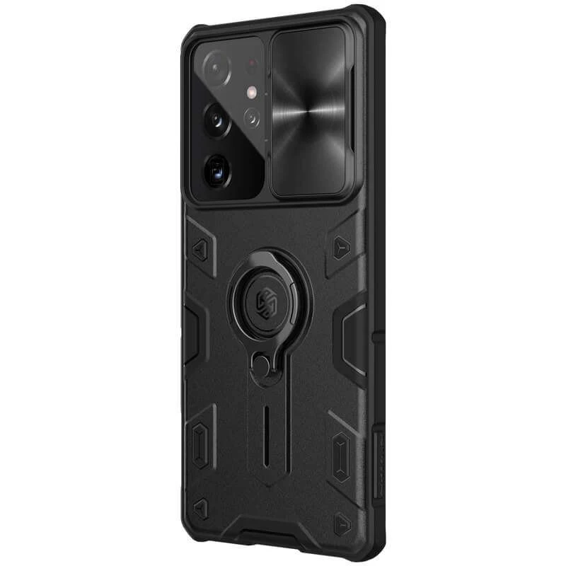 Пластикова накладка Nillkin Armor зі шторкою для камери та кільцем на Samsung Galaxy S22 Ultra
Пластикова накладка Nillkin Armor зі шторкою для камери та кільцем на Samsung Galaxy S22 Ultra