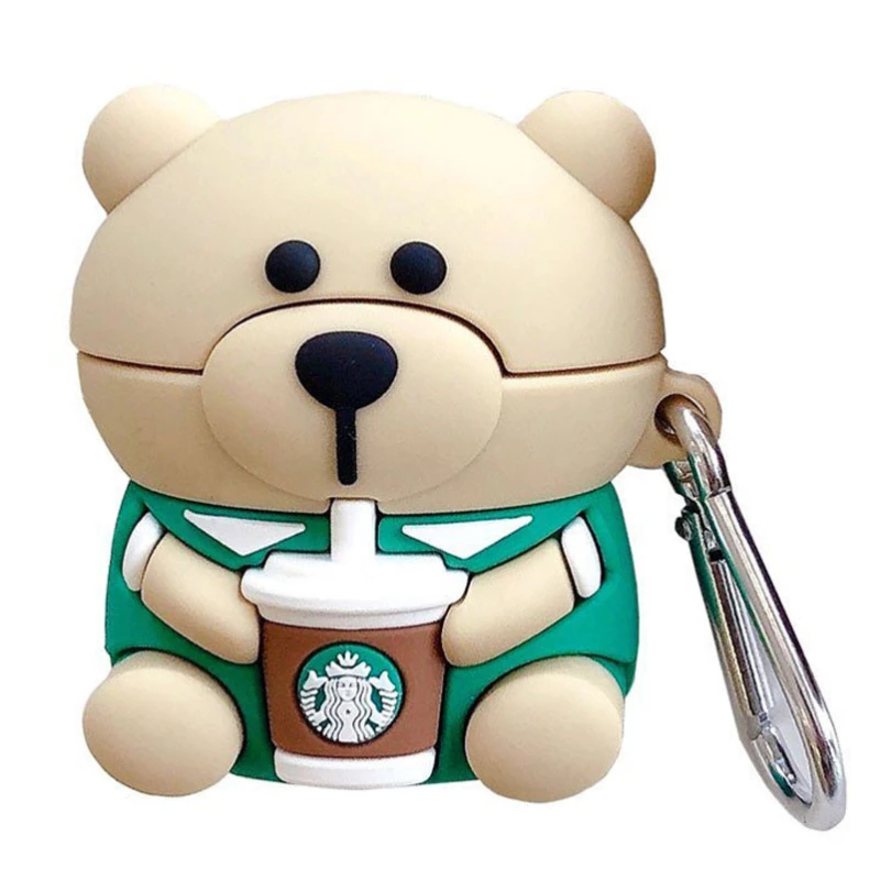 Силиконовый футляр Teddy Bear для наушников AirPods 1/2 (Медведь / Бежевый), Ведмідь / бежевый
Силиконовый футляр Teddy Bear для наушников AirPods 1/2 (Медведь / Бежевый), Ведмідь / бежевый