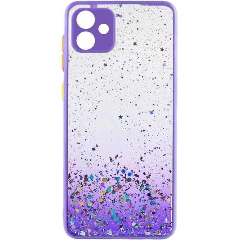 Чехол с блестками и защитой камеры для Samsung Galaxy A05 (Сиреневый), Бузковий
Чехол с блестками и защитой камеры для Samsung Galaxy A05 (Сиреневый), Бузковий