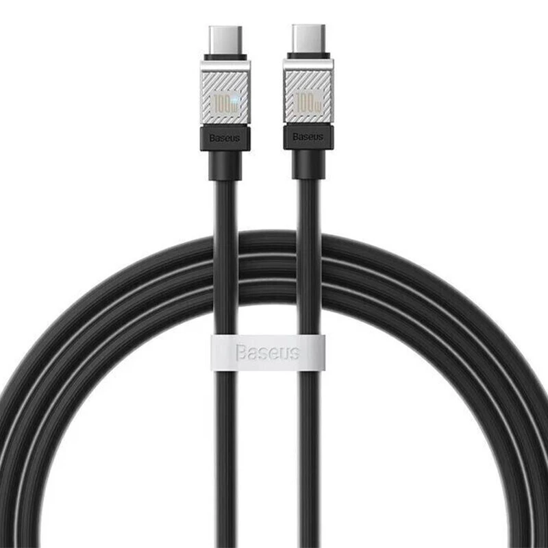 Дата кабель Baseus CoolPlay Series Type-C to Type-C 100W (1m) (CAKW00020) (Black)
Дата кабель Baseus CoolPlay Series Type-C to Type-C 100W (1m) (CAKW00020) (Black)