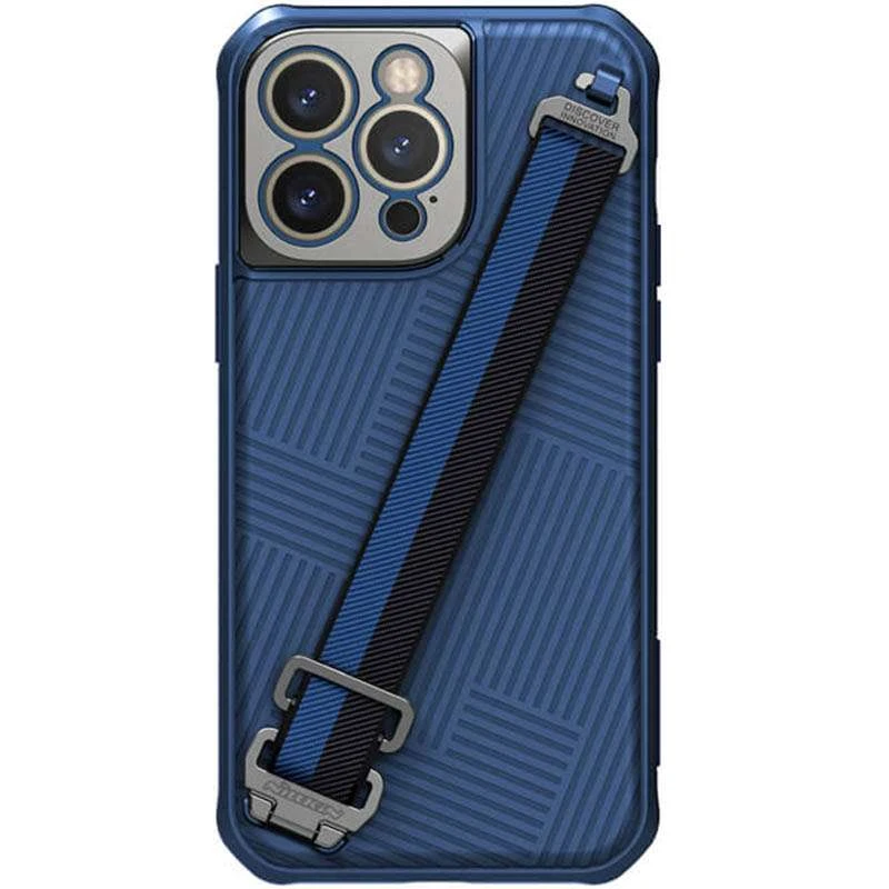 Карбована накладка Nillkin Strap Case на Apple iPhone 14 Pro Max (6.7") (Blue)
Карбована накладка Nillkin Strap Case на Apple iPhone 14 Pro Max (6.7") (Blue)