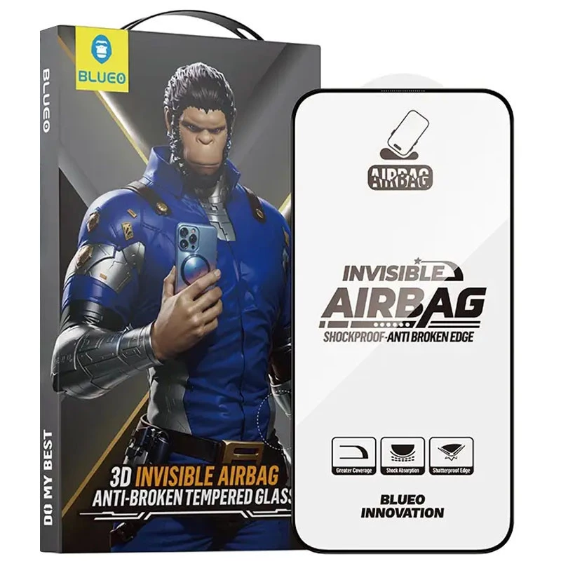 Защитное 3D стекло Blueo Invisible Airbag Anti-broken для Apple iPhone 14 Pro (6.1") (Черный), Чорний
Защитное 3D стекло Blueo Invisible Airbag Anti-broken для Apple iPhone 14 Pro (6.1") (Черный), Чорний
