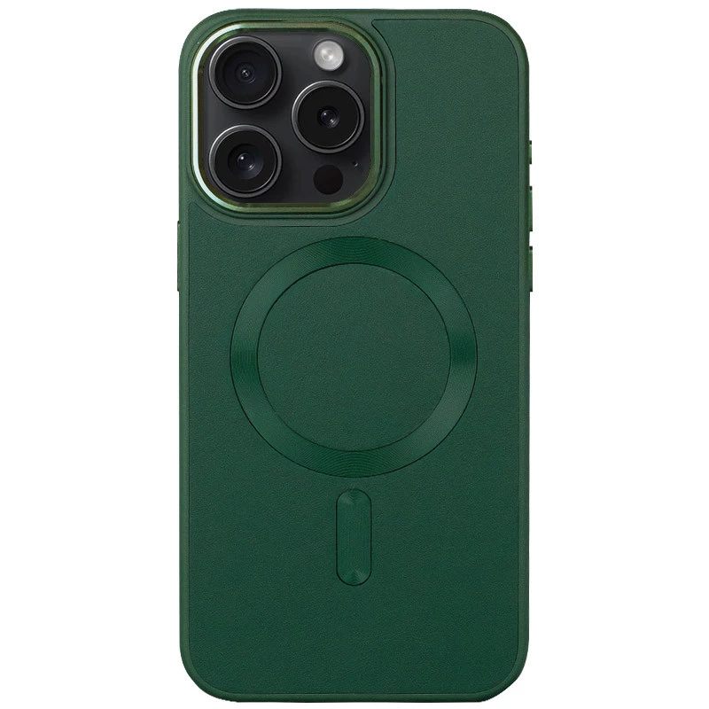 Шкіряний чохол Bonbon з металевими кнопками та MagSafe на Apple iPhone 13 Pro Max (6.7") (Зелений / Pine green)
Шкіряний чохол Bonbon з металевими кнопками та MagSafe на Apple iPhone 13 Pro Max (6.7") (Зелений / Pine green)