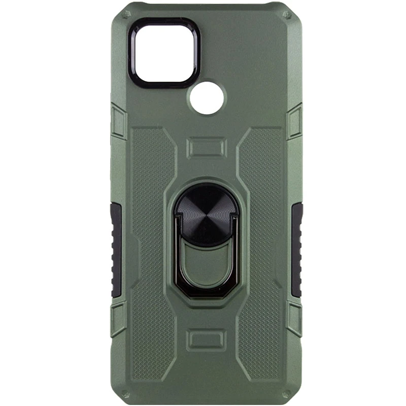 Протиударний чохол Military з підставкою-кільцем на Xiaomi Redmi 9C (Зелений)
Протиударний чохол Military з підставкою-кільцем на Xiaomi Redmi 9C (Зелений)