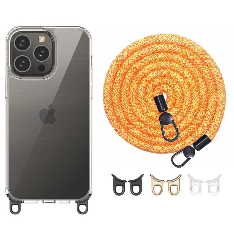 Прозрачный силиконовый чехол с ремешком для Apple iPhone 14 Pro Max (6.7") (Orange / White)
Прозрачный силиконовый чехол с ремешком для Apple iPhone 14 Pro Max (6.7") (Orange / White)
