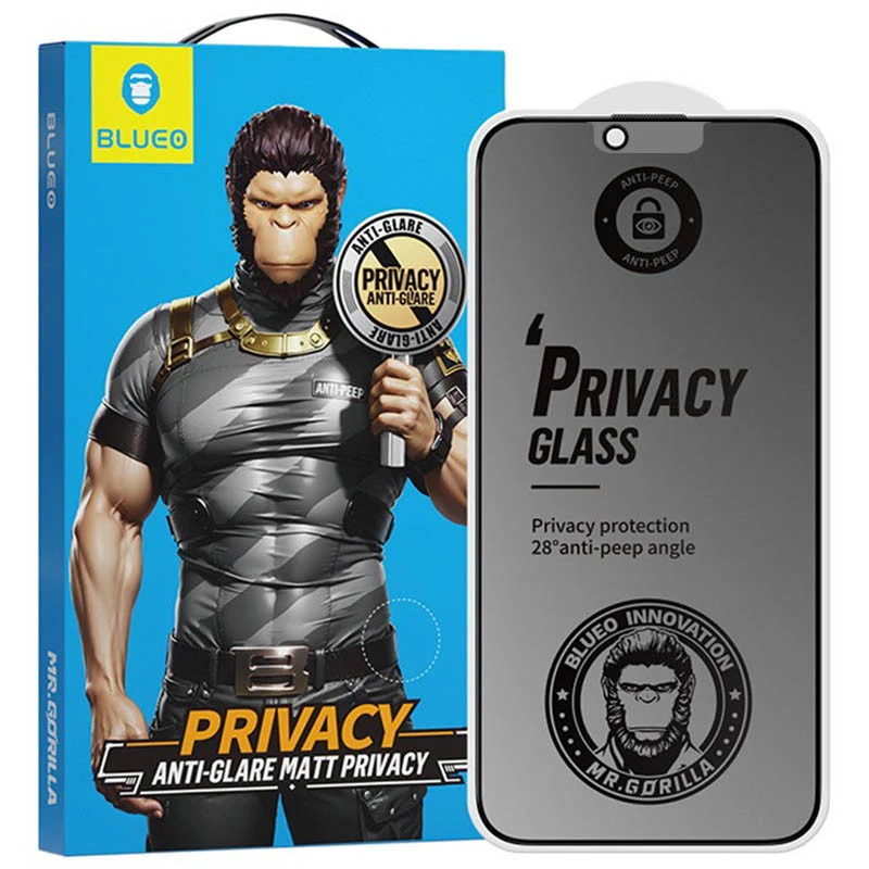 Защитное 2.5D стекло Blueo Full Cover Anti-Peep Matte для Apple iPhone 13 Pro (6.1") (Черный), Чорний
Защитное 2.5D стекло Blueo Full Cover Anti-Peep Matte для Apple iPhone 13 Pro (6.1") (Черный), Чорний