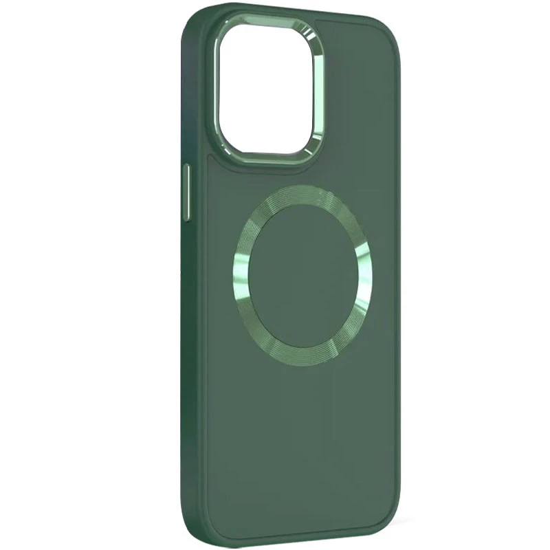 TPU чохол Bonbon з металевими кнопками та MagSafe на Apple iPhone 13 (6.1") (Зелений / Pine green)
TPU чохол Bonbon з металевими кнопками та MagSafe на Apple iPhone 13 (6.1") (Зелений / Pine green)