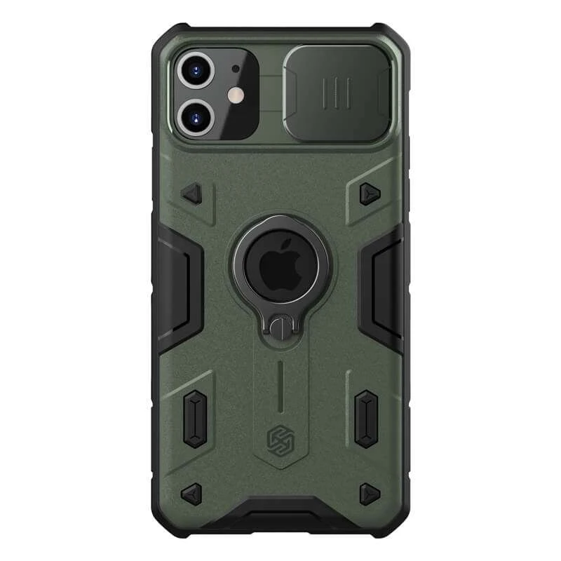 Пластиковая накладка Nillkin Armor со шторкой для камеры для Apple iPhone 11 (6.1") (Зеленый), Зелений
Пластиковая накладка Nillkin Armor со шторкой для камеры для Apple iPhone 11 (6.1") (Зеленый), Зелений
