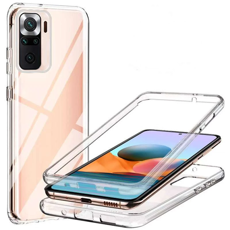 Чохол з захистом 360 градусів на Xiaomi Redmi Note 10 / Note 10s (Прозорий)
Чохол з захистом 360 градусів на Xiaomi Redmi Note 10 / Note 10s (Прозорий)