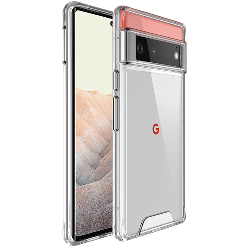 Ультратонкий прозрачный силиконовый чехол для Google Pixel 6 (Прозрачный), Прозорий
Ультратонкий прозрачный силиконовый чехол для Google Pixel 6 (Прозрачный), Прозорий