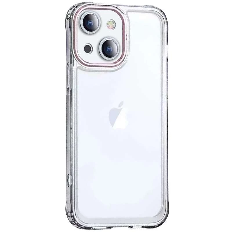 TPU+PC чехол з кольоровою окантовкою камери на Apple iPhone 13 (6.1") (Прозорий / Рожевий)
TPU+PC чехол з кольоровою окантовкою камери на Apple iPhone 13 (6.1") (Прозорий / Рожевий)