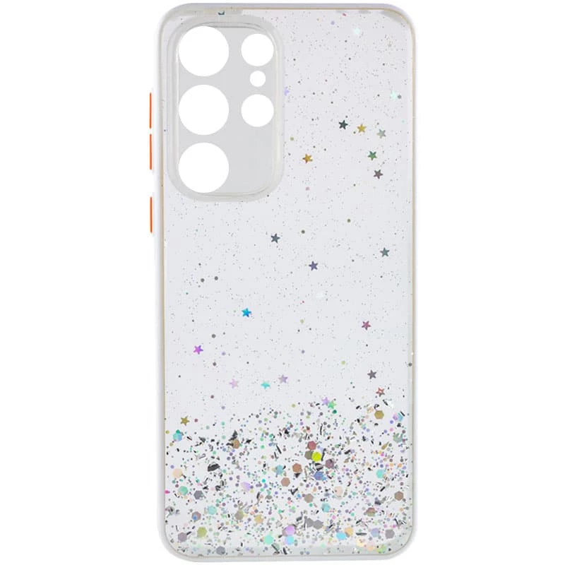 Чехол с блестками и защитой камеры для Samsung Galaxy S23 Ultra (Прозрачный), Прозорий
Чехол с блестками и защитой камеры для Samsung Galaxy S23 Ultra (Прозрачный), Прозорий