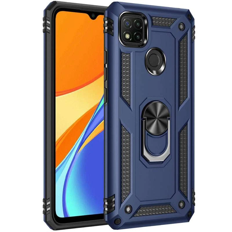 Противоударный чехол Serge Ring с кольцом для Xiaomi Redmi 9C (Темно-синий), Темно-синій
Противоударный чехол Serge Ring с кольцом для Xiaomi Redmi 9C (Темно-синий), Темно-синій