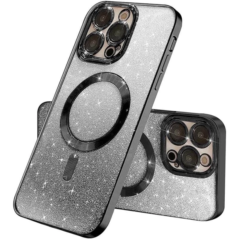 Чехол с блесками, защитными линзами на камеру и MagSafe для Apple iPhone 14 Pro (6.1") (Черный / Black), Чорний / black
Чехол с блесками, защитными линзами на камеру и MagSafe для Apple iPhone 14 Pro (6.1") (Черный / Black), Чорний / black