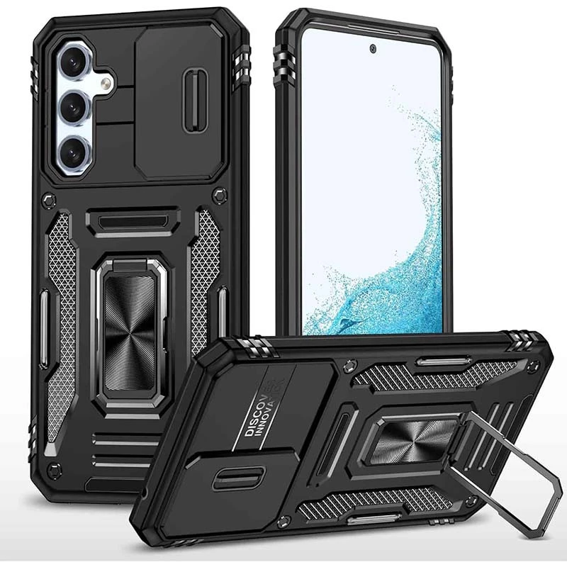 Ударостійкий чохол Square Ring зi шторкою на камеру на Samsung Galaxy A35 (Чорний / Black)
Ударостійкий чохол Square Ring зi шторкою на камеру на Samsung Galaxy A35 (Чорний / Black)