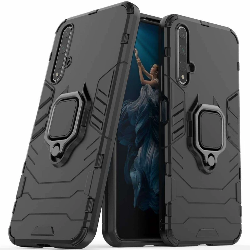 Протиударний чохол Transformer з кільцем на Huawei Honor 20 / Nova 5T (Чорний / Soul Black)
Протиударний чохол Transformer з кільцем на Huawei Honor 20 / Nova 5T (Чорний / Soul Black)