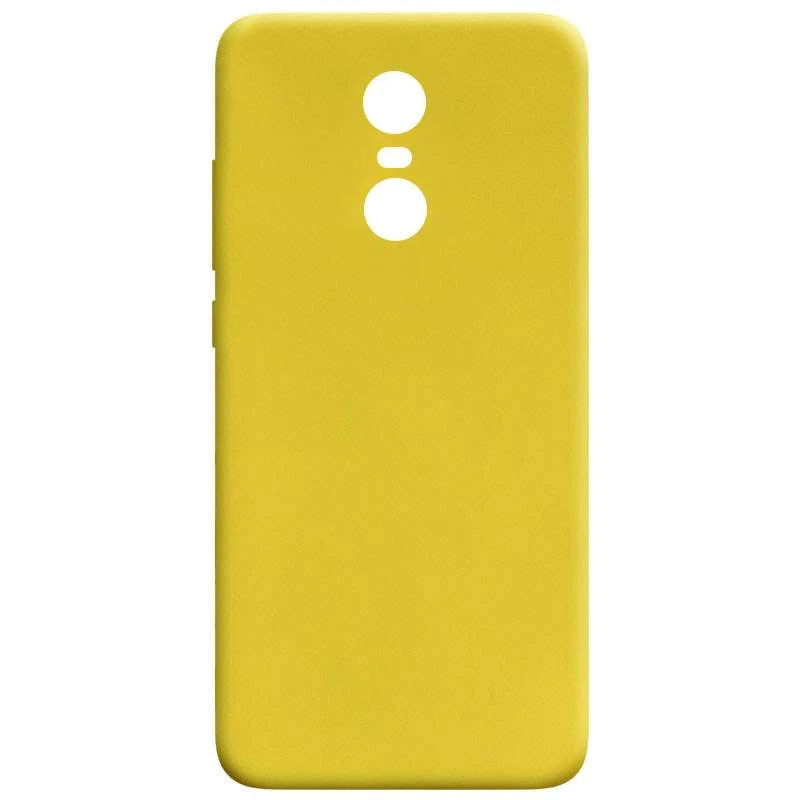 Кольоровий силіконовий чохол на Xiaomi Redmi 5 Plus / Redmi Note 5 (Single Camera) (Жовтий)
Кольоровий силіконовий чохол на Xiaomi Redmi 5 Plus / Redmi Note 5 (Single Camera) (Жовтий)