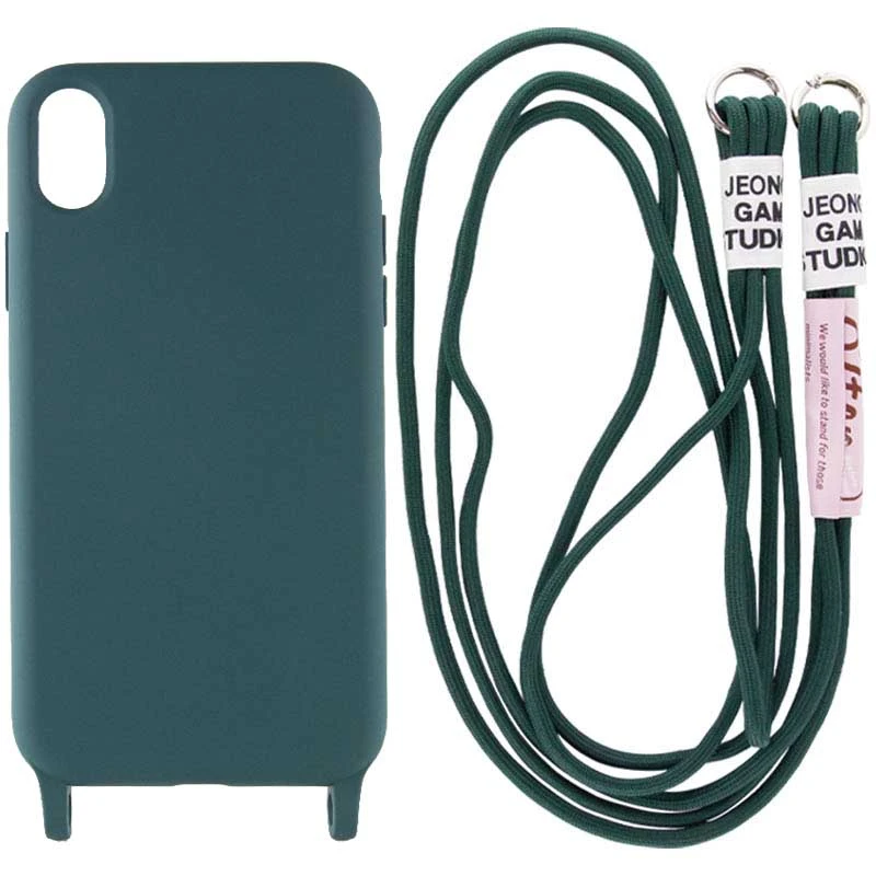 Чехол Cord case c цветным ремешком для Apple iPhone XS (5.8") (Зеленый / Forest green), Зелений / forest green
Чехол Cord case c цветным ремешком для Apple iPhone XS (5.8") (Зеленый / Forest green), Зелений / forest green