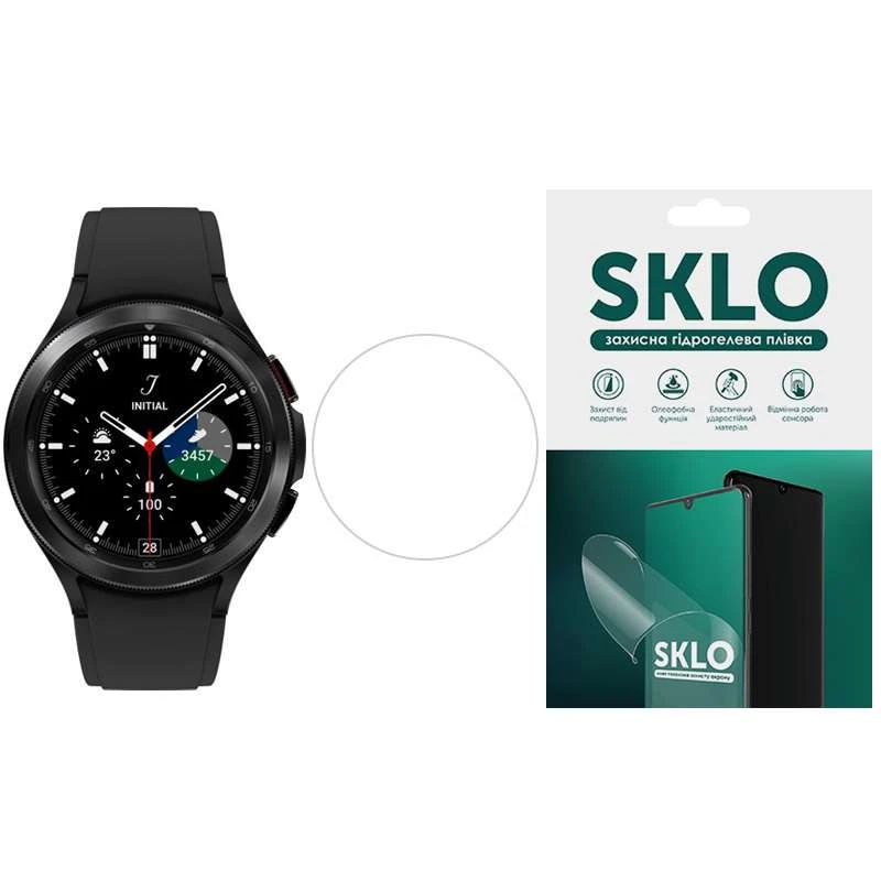 Захисна гідрогелева плівка SKLO (екран) 4шт. на Samsung Galaxy Watch 4 46mm (Прозорий)
Захисна гідрогелева плівка SKLO (екран) 4шт. на Samsung Galaxy Watch 4 46mm (Прозорий)