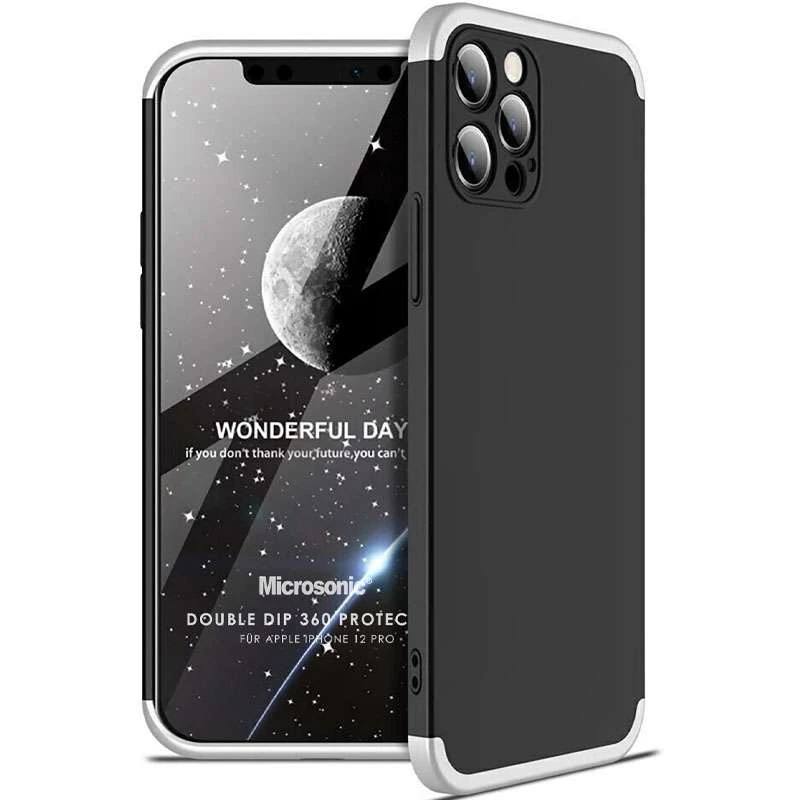Чехол с защитой 360 градусов GKK для Apple iPhone 12 Pro Max (6.7") (Черный / Серебряный), Чорний / срібний
Чехол с защитой 360 градусов GKK для Apple iPhone 12 Pro Max (6.7") (Черный / Серебряный), Чорний / срібний