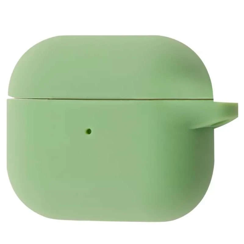 Силіконовий футляр New з карабіном для навушників AirPods 3 (М'ятний / Mint)
Силіконовий футляр New з карабіном для навушників AirPods 3 (М'ятний / Mint)