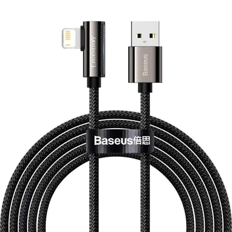 Дата кабель Baseus Legend Series Elbow USB to Lightning 2.4A (1m) (CALCS-01) (Black)
Дата кабель Baseus Legend Series Elbow USB to Lightning 2.4A (1m) (CALCS-01) (Black)