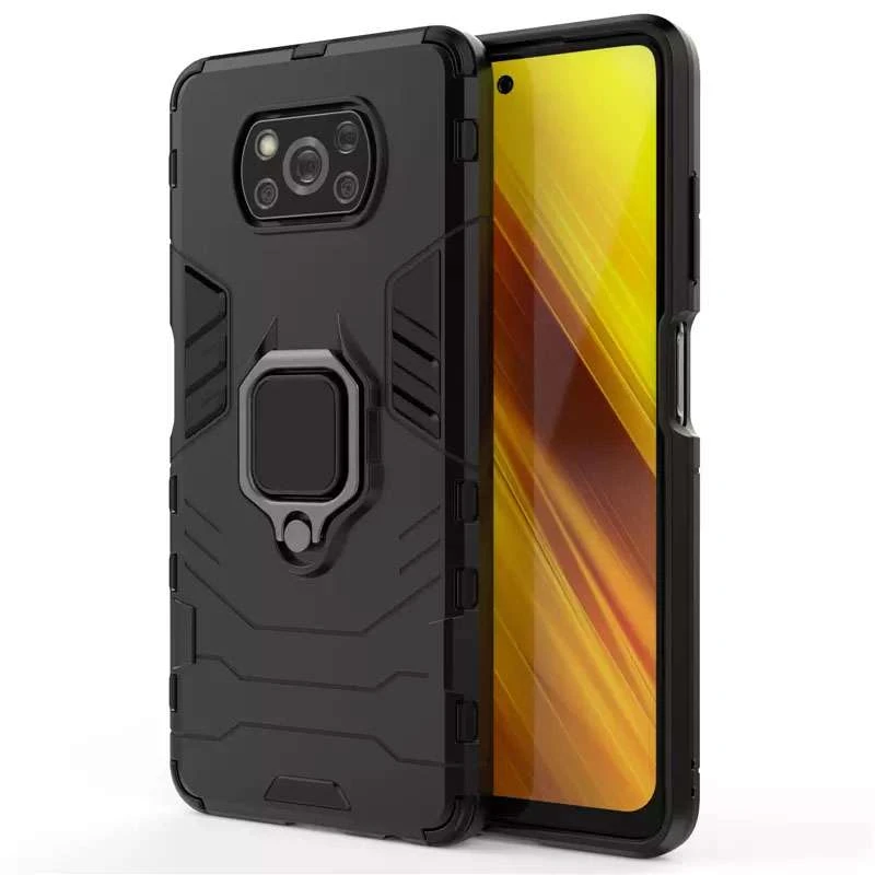 Противоударный чехол Transformer с кольцом для Xiaomi Poco X3 NFC / Poco X3 Pro (Черный / Soul Black), Чорний / soul black
Противоударный чехол Transformer с кольцом для Xiaomi Poco X3 NFC / Poco X3 Pro (Черный / Soul Black), Чорний / soul black