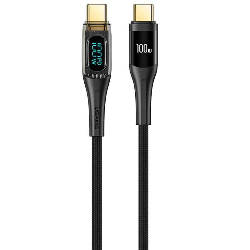 Дата кабель USAMS US-SJ590 Type-C to Type-C PD 100W Transparent Digital Display Cable (1.2m) (Black)
Дата кабель USAMS US-SJ590 Type-C to Type-C PD 100W Transparent Digital Display Cable (1.2m) (Black)