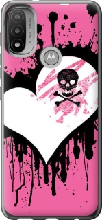 Чехол на Motorola E20 Эмо сердце фото 1 из 1
