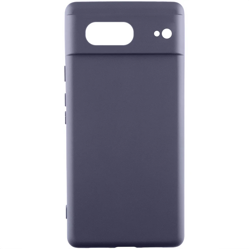 Чохол Silicone Case Lakshmi Premium із закритою камерою для Google Pixel 7 – Сірий / Dark Gray. Фото 2 з 4